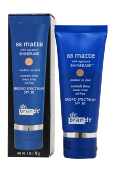 Dr.Brandt BB Matte With Signature Shinerase SPF 30 -Medium To Dark Cream For Unisex 1 oz.