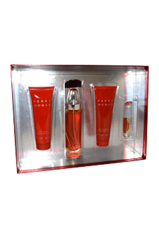 Perry Ellis Perry Gift Set For Women 3.4 oz edp spray/ 3 oz bath & shower gel/ 3 oz body lotion/ 7.5ml EDP Spray