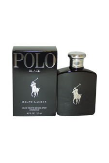 Ralph Lauren Polo Black EDT Spray For Men 1.3 oz. & 4.2 oz.