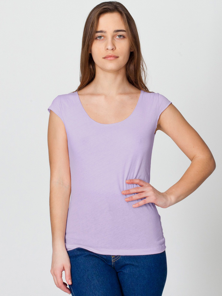 American Apparel 6322 - Sheer Jersey 2-Sided Top