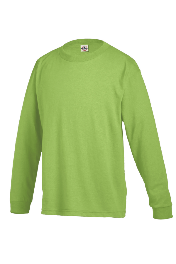 Delta Apparel 61070 - Youth Pro Weight Long Sleeve Tee 5.2 oz