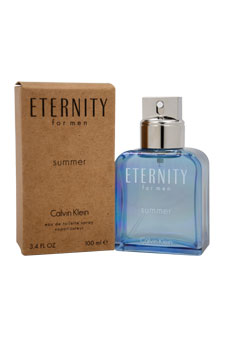 Calvin Klein Eternity Summer EDT Spray (Tester) For Men 3.4 oz.