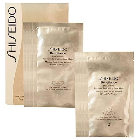 Shiseido Benefiance Pure Retinol Intensive Revitalizing Face Mask For Unisex 4 Pairs