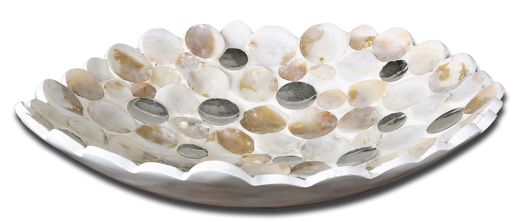 Uttermost 19617 Capiz Shell Accented Bowl