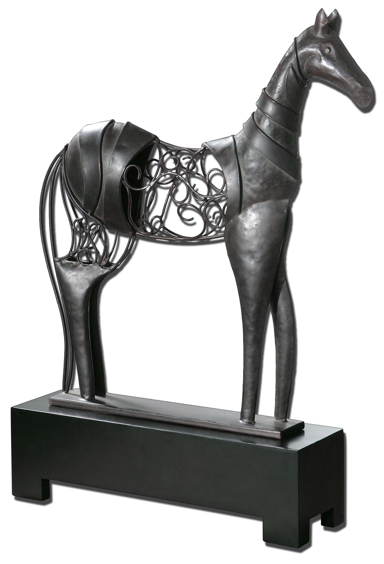 Uttermost 19648 Tanith Metal Horse Sculpture