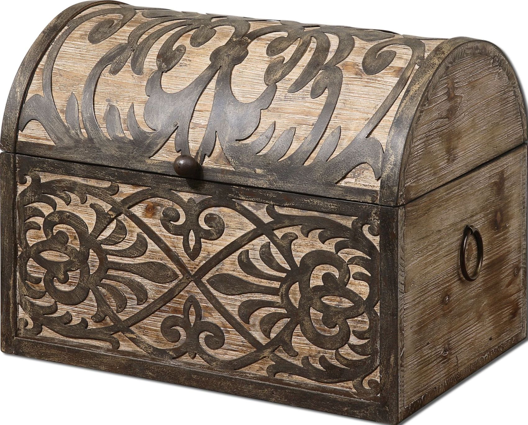Uttermost 19709 Abelardo Rustic Wooden Box
