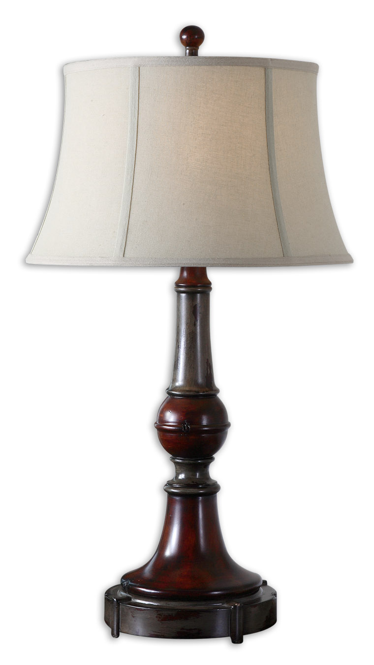 Uttermost 27684 Bevin Solid Wood Table Lamp