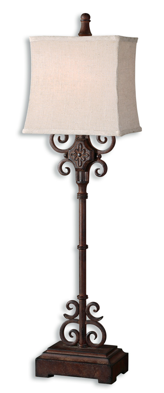 Uttermost 29533-1 Cubero Brown Buffet Lamp