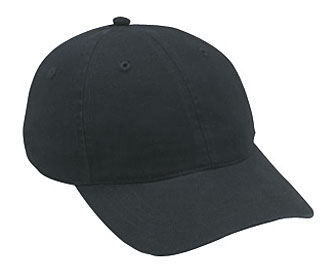 Garment washed cotton twill solid and two tone color six panel low profile pro style caps