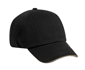 Superior garment washed cotton twill sandwich visor solid and two tone color six panel twelve panel low profile pro style caps