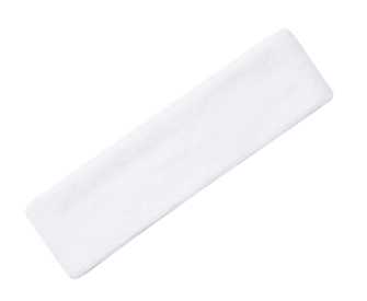 Terry cloth solid color headband, 2 1/4