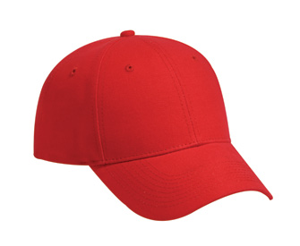 Brushed cotton canvas solid color six panel low profile pro style caps