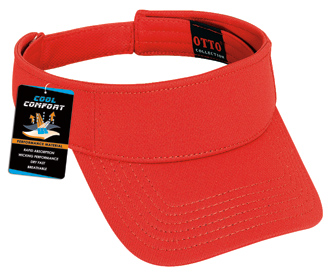 Cool Comfort polyester cool mesh solid color sun visors