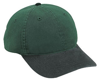 Deluxe garment washed cotton twill solid and two tone color six panel low profile pro style caps