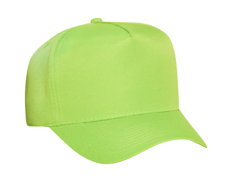 Neon superior polyester canvas gray undervisor solid color six panel pro style mesh back cap