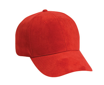 Polyester microfiber suede solid color six panel low profile pro style caps