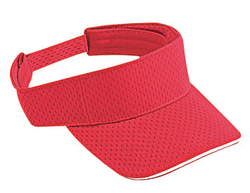 Polyester pro mesh sandwich visor solid color sun visors