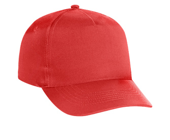 Promo cotton twill solid and two tone color five panel pro style caps