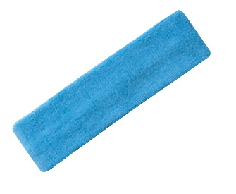Terry cloth solid color headband, 2 1/4" W x 9" L