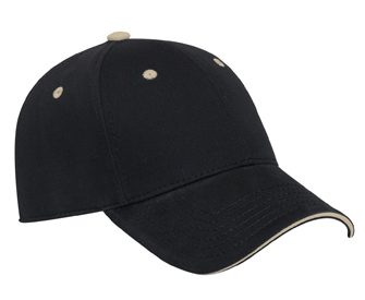 Ultra soft superior brushed cotton twill sandwich visor solid color six panel low profile pro style caps