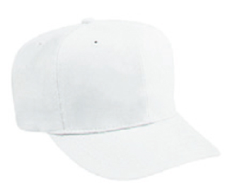 Cotton twill solid and two tone color six panel low crown pro style caps
