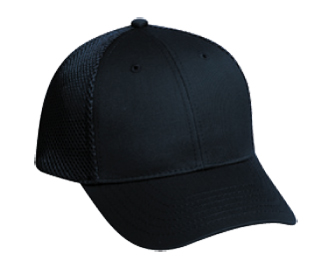 OTTO Cap 83-605 - OTTO Comfy Fit 6-Panel Cotton Twill with Polyester Air Mesh Back Baseball Cap