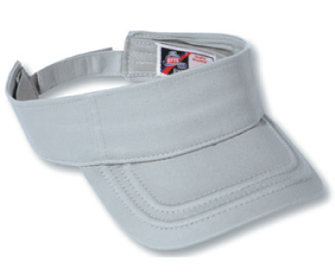 Deluxe cotton twill solid color sun visor