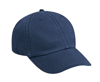 Deluxe garment washed cotton twill solid color six panel low profile pro style caps