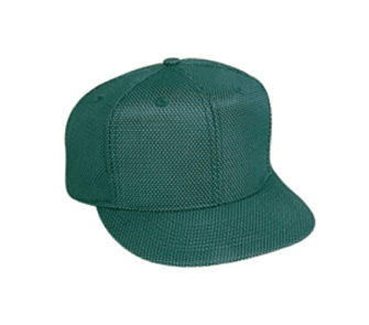 Polyester jersey knit solid color six panel pro style caps