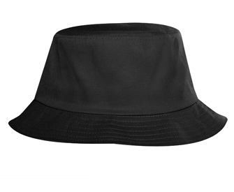 Promo cotton twill solid color six panel bucket hats