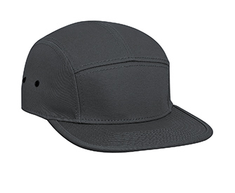 OTTO Cap 151-1098 - Superior Cotton Twill Square Flat Visor w/ Binding Trim 5 Panel Camper Hat