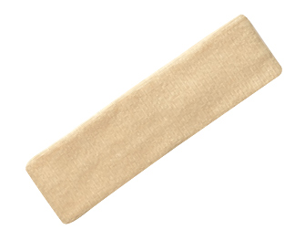Terry cloth solid color headband, 2 1/4" W x 9" L