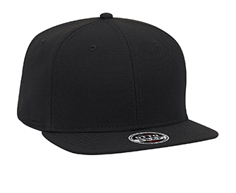 OTTO CAP 148-1086 - "OTTO SNAP" Wool Blend Flat Bill 6 Panel Mid Profile Snapback Hat