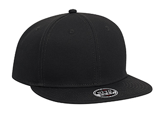 Youth superior cotton twill flat visor snapback solid color six panel pro style caps