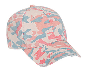 Youth washed pigment dyed cotton twill solid color six panel bucket hat