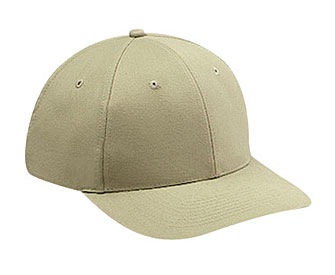 Brushed cotton twill solid and two tone color six panel low profile pro style caps