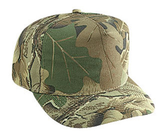 Camouflage cotton twill sandwich visor low profile pro style mesh back caps