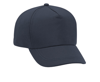 Non-woven polypropylene solid color five panel pro style caps