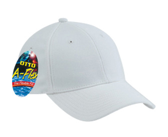OTTO A-Flex stretchable brushed cotton twill solid color six panel low profile pro style caps