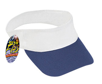 OTTO Flex stretchable brushed cotton twill two tone color sun visors