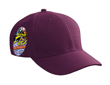 OTTO Flex stretchable deluxe wool blend solid and two tone color six panel low profile pro style caps