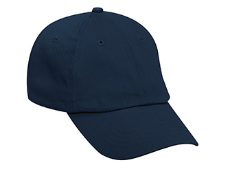 Promo brushed cotton twill solid color six panel low profile pro style caps