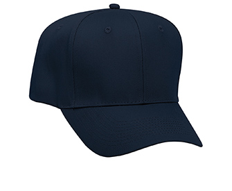 Promo cotton twill solid color six panel pro style caps