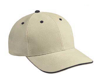Superior brushed cotton twill sandwich visor solid and two tone color six panel low profile pro style caps