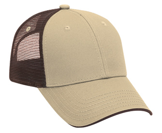OTTO Cap 121-858 - Garment Washed Cotton Twill 6-Panel Low Profile Trucker Hat