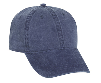 OTTO Cap 18-202 - Garment Washed Pigment Dyed Cotton Twill 6 Panel Low Profile Dad Hat