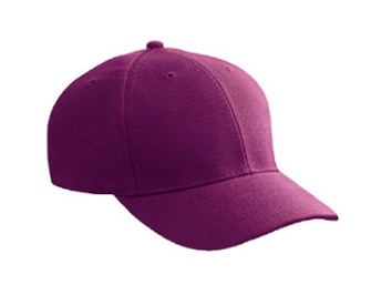 Wool blend solid color six panel low profile pro style caps