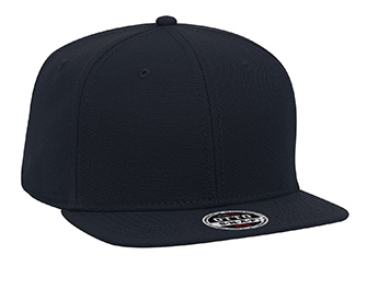 OTTO CAP 148-1086 - "OTTO SNAP" Wool Blend Flat Bill 6 Panel Mid Profile Snapback Hat