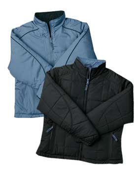 Enza 45179 - Ladies Quilted Reversible Thinsulate Jacket (Closeout)
