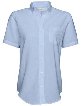 Van Heusen 13V0003 - Ladies Oxford Short Sleeve Shirt